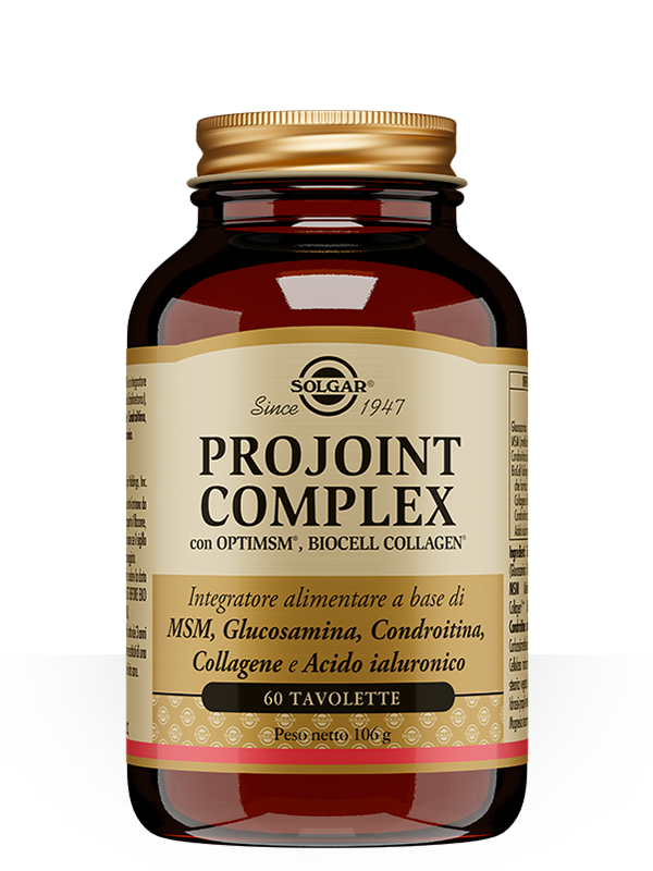 Solgar Projoint Complex 60 Capsule con Glucosamina e Collagene per Articolazioni