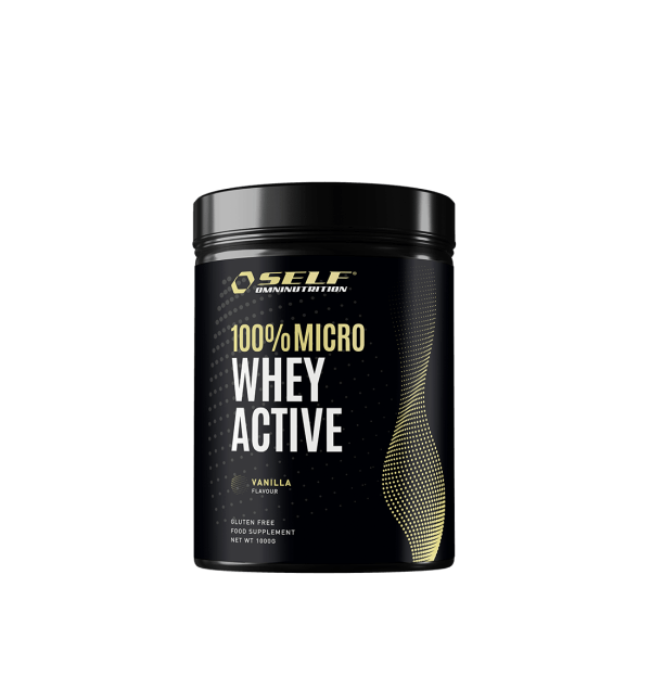 Self Omninutrition Micro Whey Active 1kg Vaniglia Isolate in Polvere per Recupero Senza Glutine
