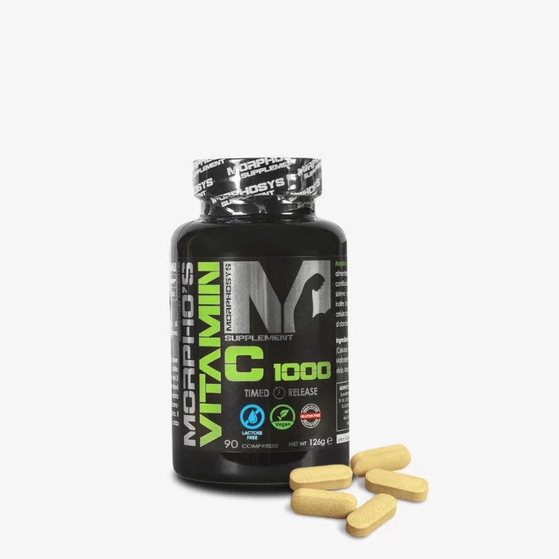 Morphosys Morpho's Vitamin C 1000 Time Release 90 Compresse per Energia e Difese Naturali