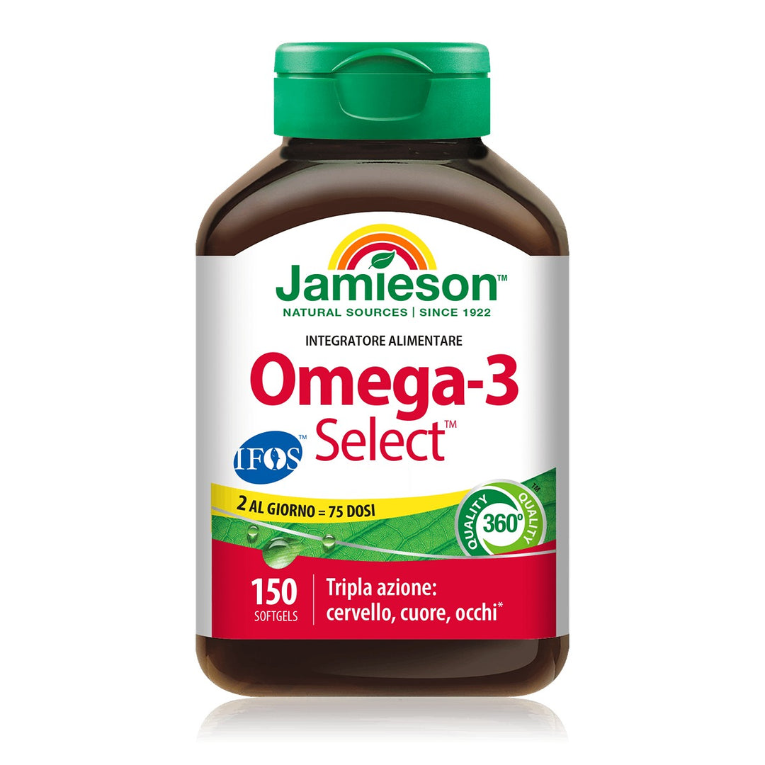 Jamieson Omega 3 Select IFOS 150 Softgel per Cuore e Microcircolo