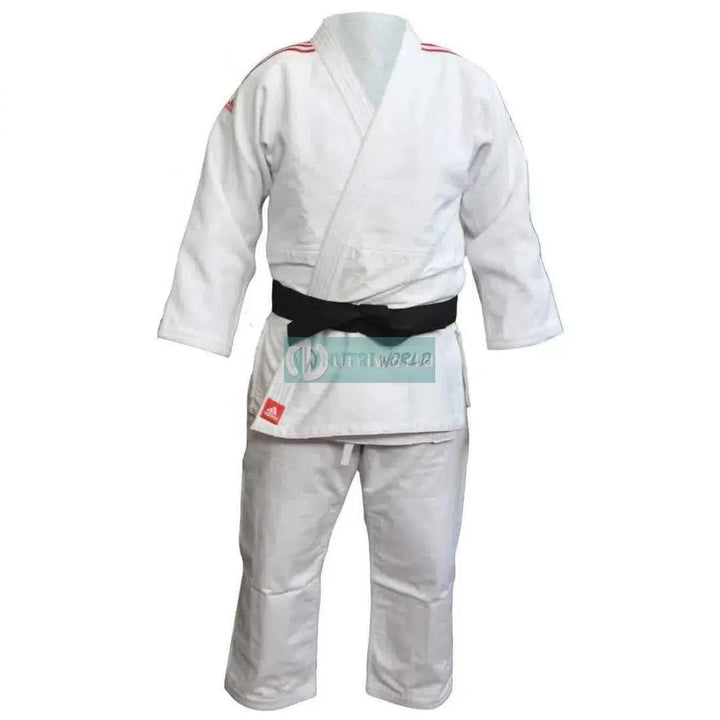Adidas J650 Judogi Contest Bianco In Polycotton 200 cm-NutriWorld.it