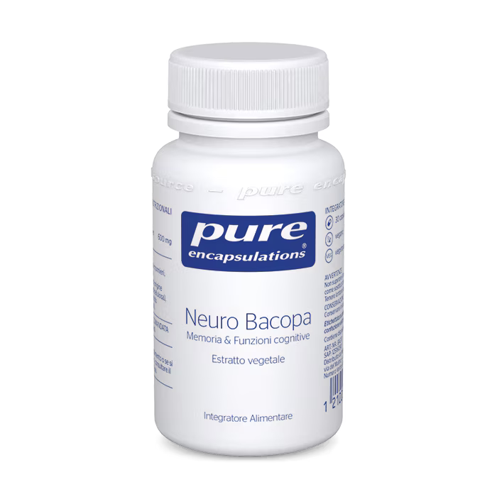 Purencap Neuro Bacopa 30 Capsule per Memoria e Funzioni Cognitive