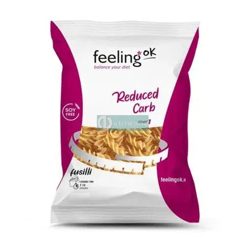 Feeling Ok Fusilli Start 400g Pasta Proteica per Pranzo e Cena Keto-NutriWorld.it