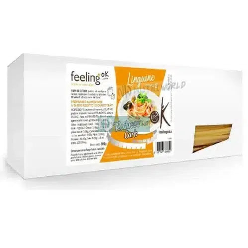 Feeling Ok Linguine Optimize 500g Pasta Proteica Senza Zuccheri per Keto-NutriWorld.it