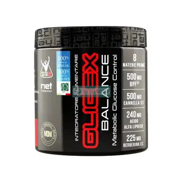 Net Vb Glicex Balance 60 Capsule con Berberina per Gestione del Peso e Zuccheri-NutriWorld.it