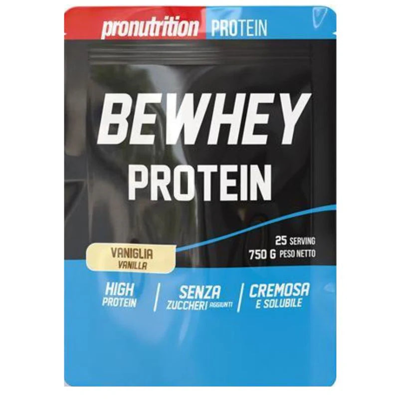 Pronutrition Sport BeWhey Protein 750g Vaniglia Proteine Concentrate per Massa e Recupero