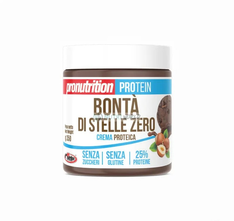 Pronutrition Crema Spalmabile Zero 350g Bonta' di Stelle Proteica per Colazione o Spuntino Pronutrition