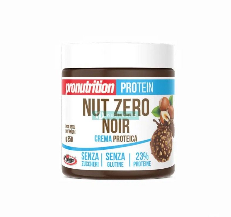 Pronutrition Crema Spalmabile Zero 350g Nut Zero Noir Fondente Proteica per Colazione o Spuntino - NutriWorld.it