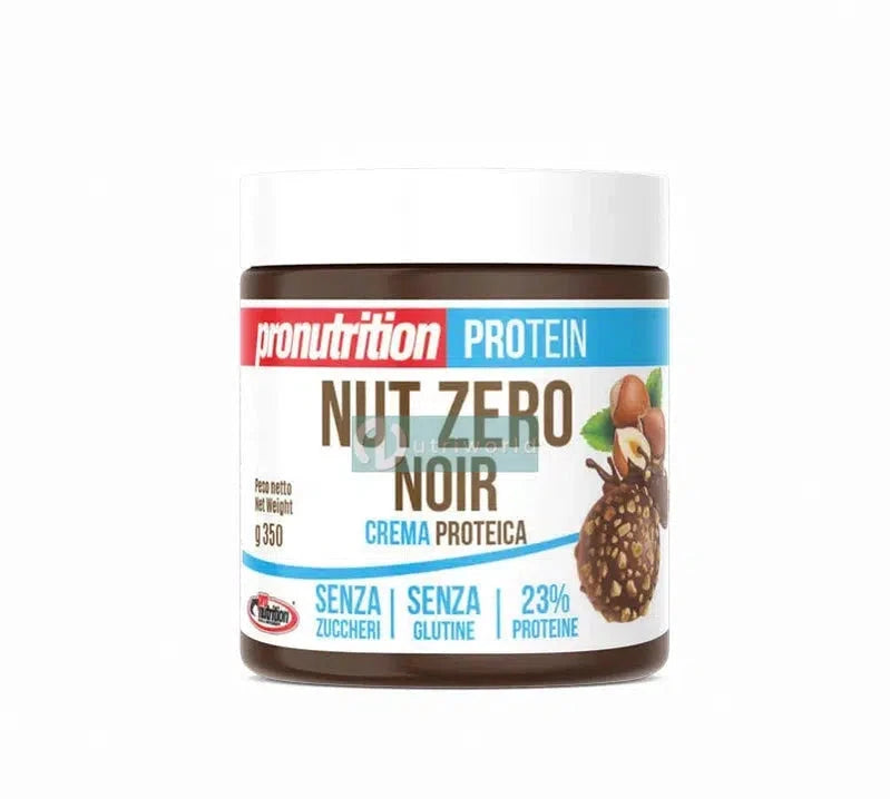 Pronutrition Crema Spalmabile Zero 350g Nut Zero Noir Fondente Proteica per Colazione o Spuntino-NutriWorld.it