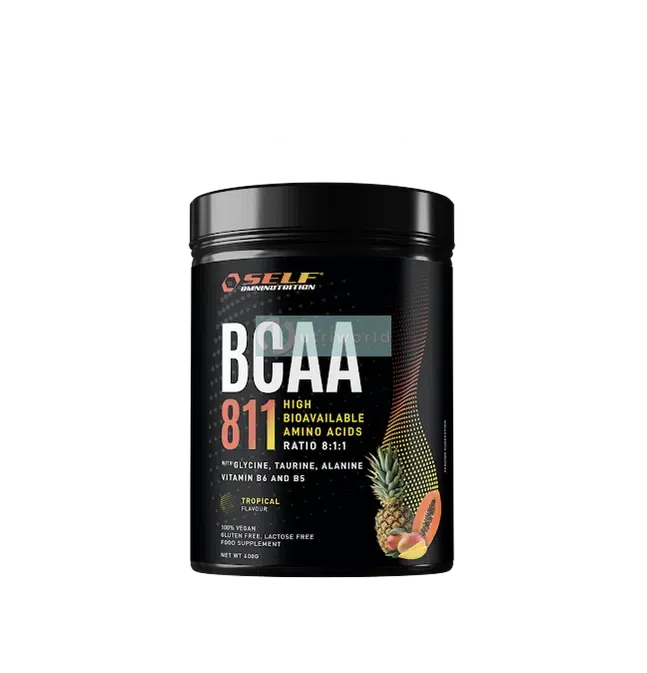 Self Omninutrition Bcaa 811 400g Tropical Aminoacidi in Polvere per Recupero e Post-Workout-NutriWorld.it