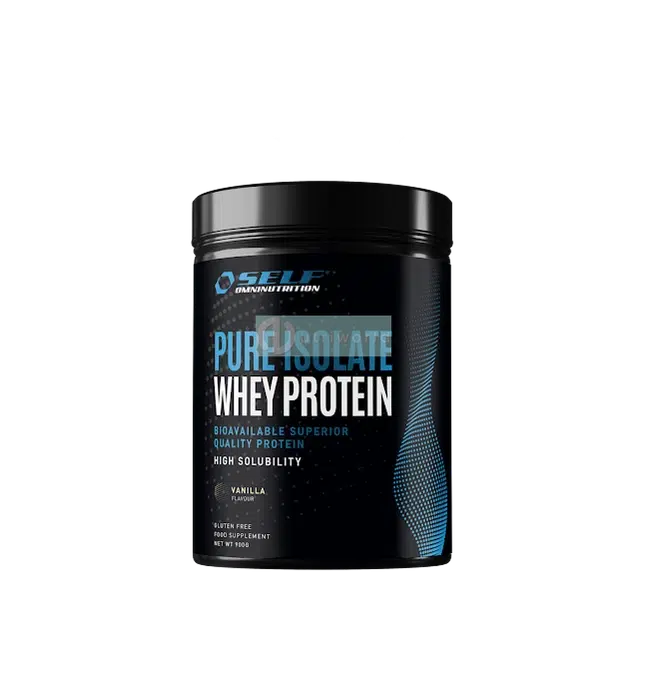 Self Omninutrition Pure Isolate Whey 900g Vanilla Vaniglia Isolate in Polvere per Recupero Senza Glutine-NutriWorld.it