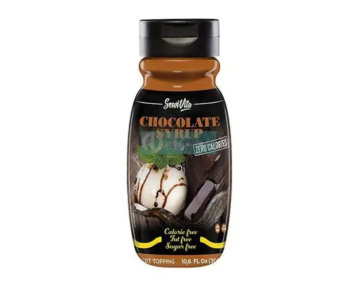 Servivita Salsa Cioccolato Zero 0% 320ml Dressing Senza Zuccheri e Grassi-NutriWorld.it