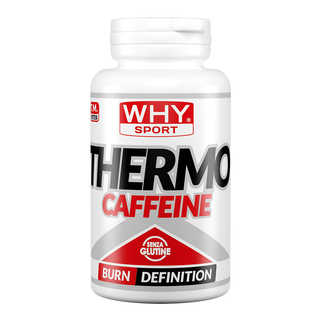 Why Sport Thermo Caffeine 90 Compresse per Energia e Gestione del Peso Senza Glutine