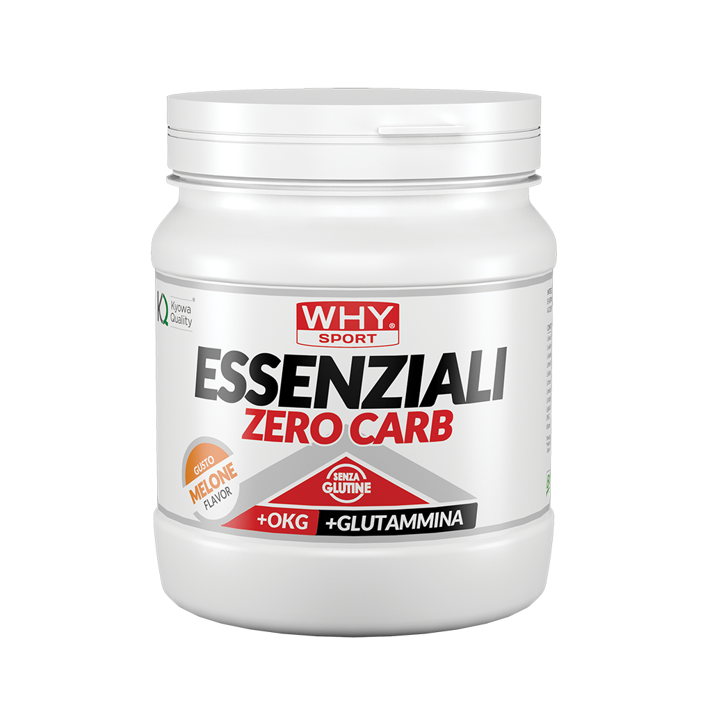 Why Sport Essenziali Zero Carb 240 g Melone Essenziali in Polvere per Recupero Post-Workout