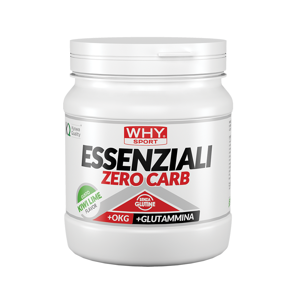 Why Sport Essenziali Zero Carb 240 g Kiwi Lime Essenziali in Polvere per Recupero Post-Workout
