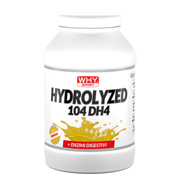 Why Sport Hydrolyzed 104 Dh4 900 g Vaniglia Proteine in Polvere Idrolizzate