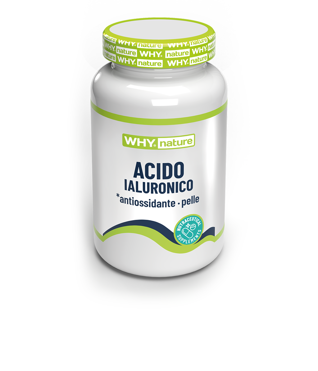 Why Nature Acido Ialuronico 30 Capsule per Rigenerazione di Tessuti e Pelle