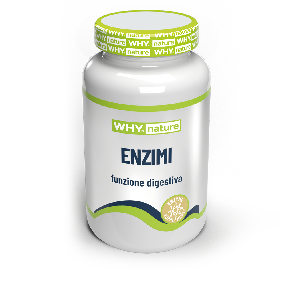 Why Nature Enzimi 60 Compresse Per funzione Digestiva