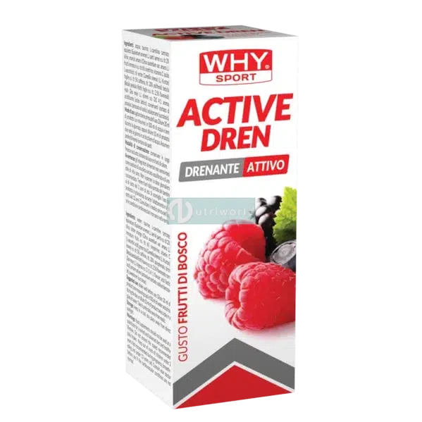 Why Nature Active Dren 500ml Frutti di Bosco Drenante da Estratti Vegetali Elimina i Liquidi e Gestione del Peso-NutriWorld.it