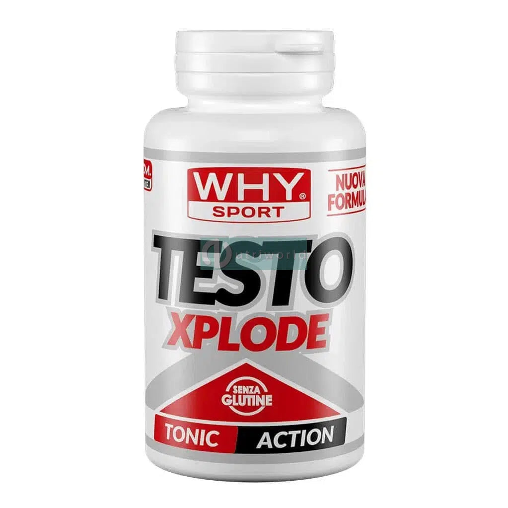 Why Sport Testo Xplode 90 Compresse per Energia e Crescita-NutriWorld.it