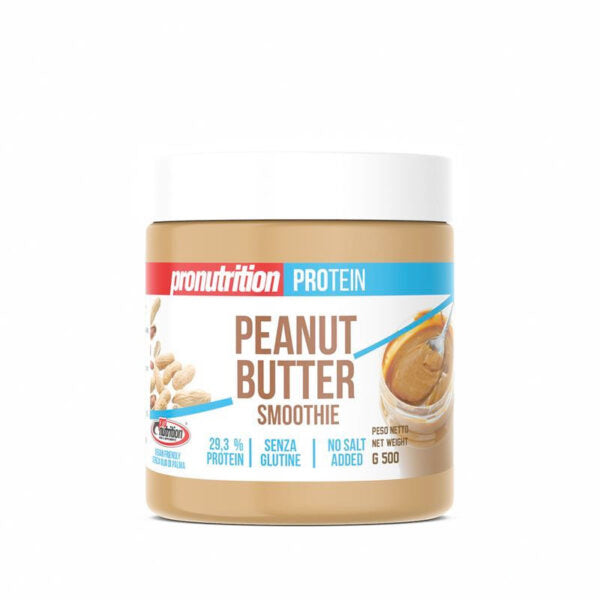 Pronutrition Burro di Arachidi Smoothie 100% 500 g Senza Sale e Zuccheri per Colazione o Snack