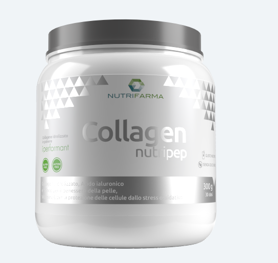 Nutrifarma Collagen Nutripep 300g Collagene Idrolizzato In Polvere per Pelle Ossa e Cartilagini