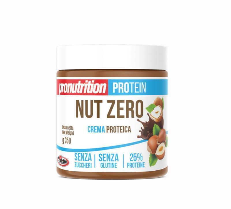 Pronutrition Crema Proteica Nut Zero 350 g Cioccolato Nocciola Spalmabile Senza Zuccheri per Colazione e Snack