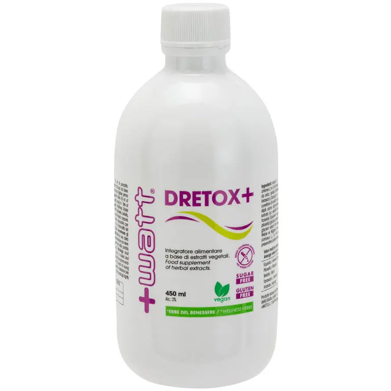 +Watt Dretox+ 450ml Drenante da Estratti Vegetali Elimina i Liquidi e Gestione del Peso
