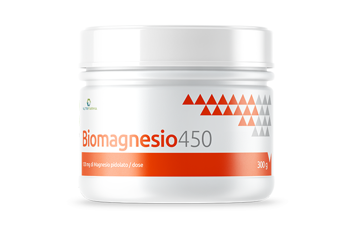 Nutrifarma Biomagnesio 450 300g Magnesio Pidolato in Polvere per Energia