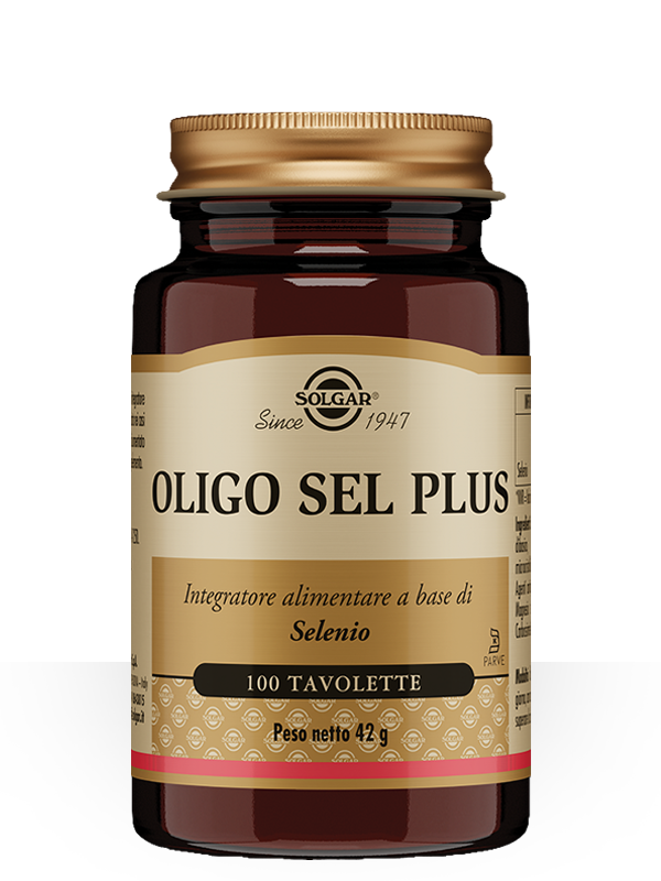 Solgar Oligo Sel Plus 100 Capsule a base di Selenio per Funzioni Tiroidea e Sistema Immunitario