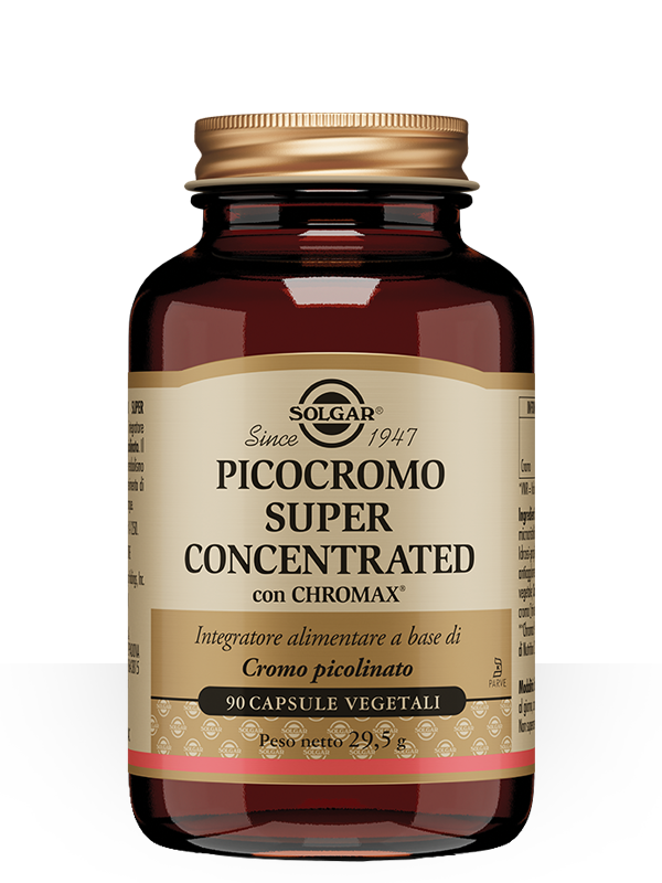 Solgar Picocromo Super Concentrated 90 Capsule Vegetali per Gestione del Peso