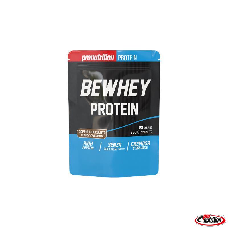 Pronutrition Sport BeWhey Protein 750g Doppio Cioccolato Proteine Concentrate per Massa e Recupero