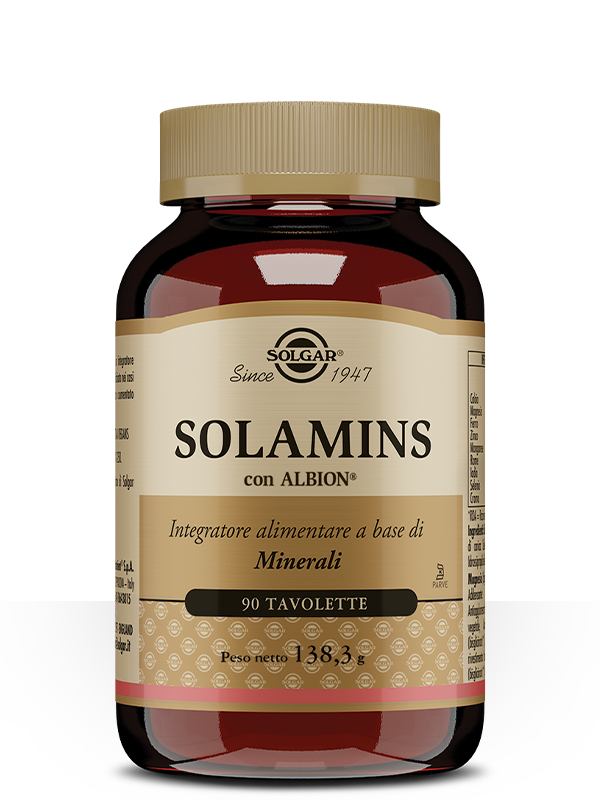 Solgar Solamins 90 Capsule a base di Minerali per Benessere Generale