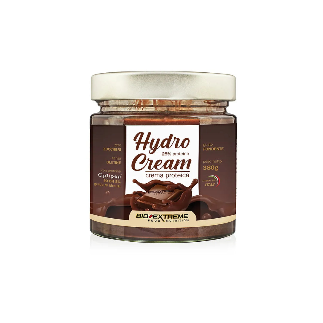 Bio Extreme Hydro Cream 25% 380 g Fondente Crema Spalmabile Proteica Idrolizzata Senza Zuccheri - NutriWorld.it