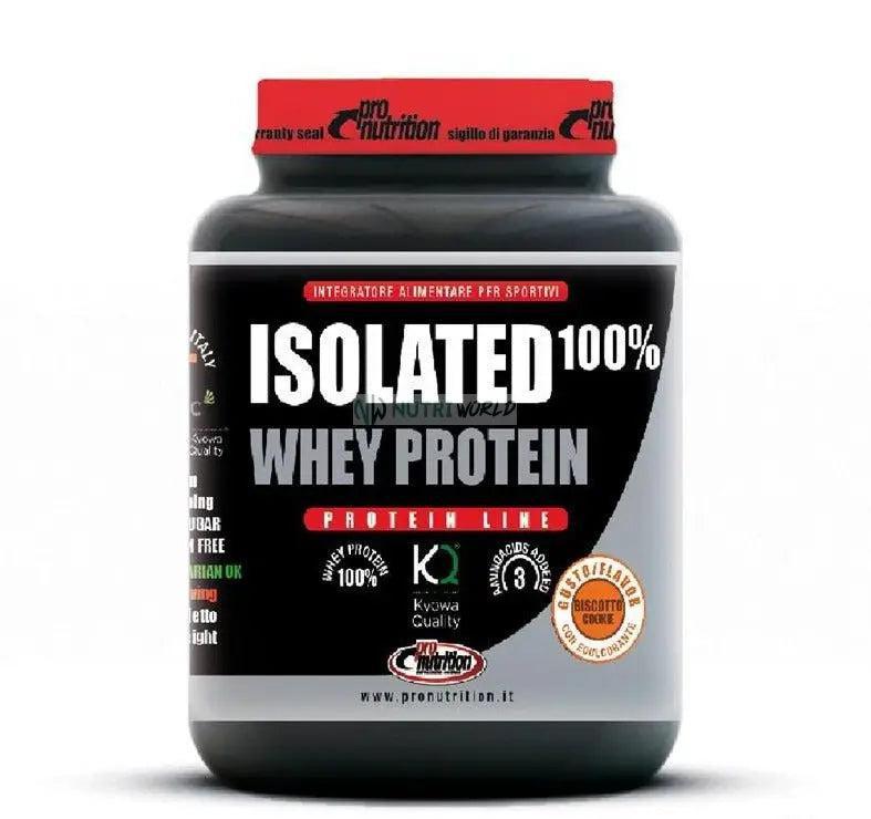 Pronutrition Protein Isolated 100% Whey 908g Biscotto Cookie Isolate in Polvere per Recupero - NutriWorld.it