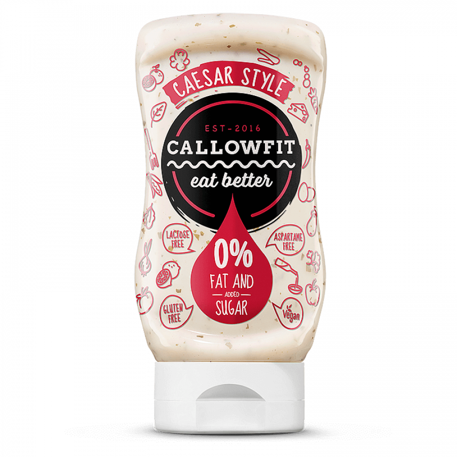Callowfit Caesar Style Salsa Zero 300ml Condimento Senza Zuccheri e Grassi