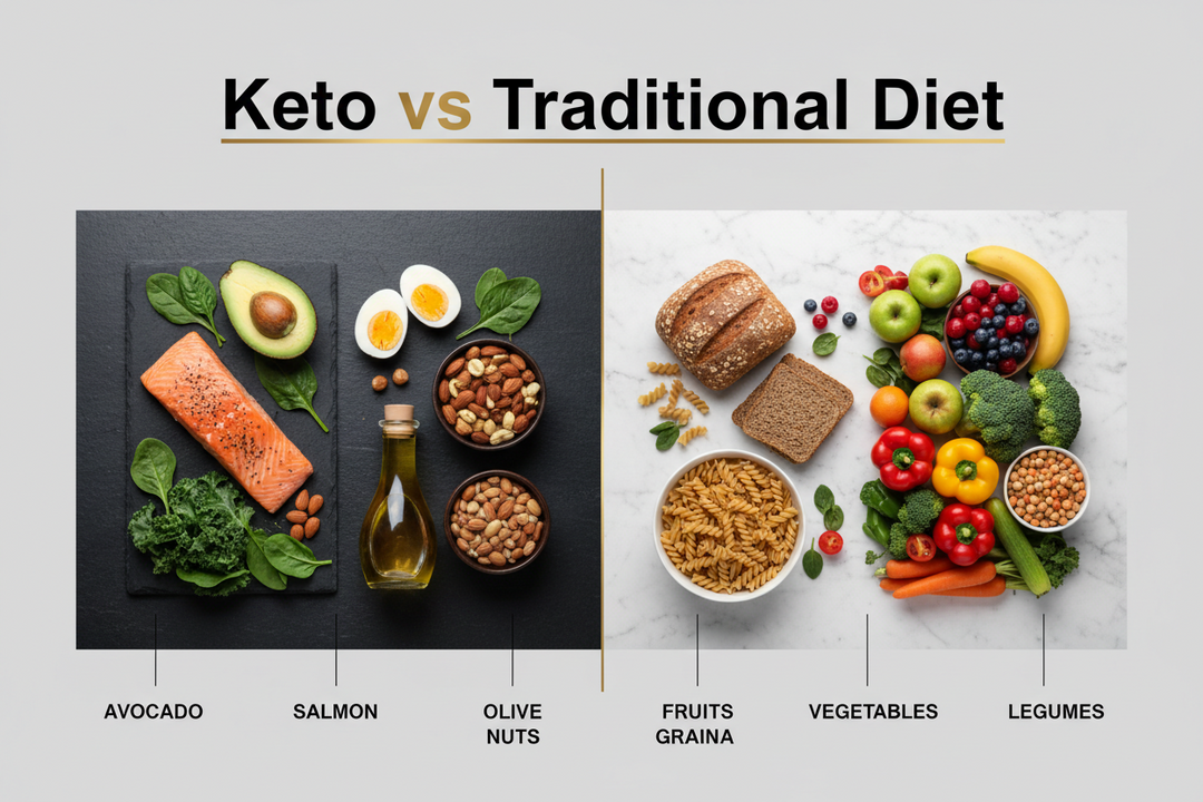 Dieta chetogenica vs dieta tradizionale prospettive sulla salute