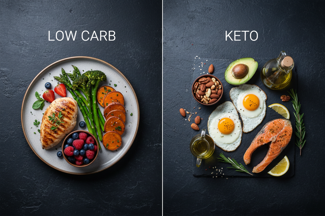 Differenze Chiave tra Dieta Low Carb e Chetogenica