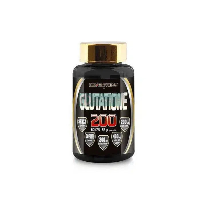 Bio Extreme Glutatione 200 60 Capsule Antiossidante Naturale-NutriWorld.it