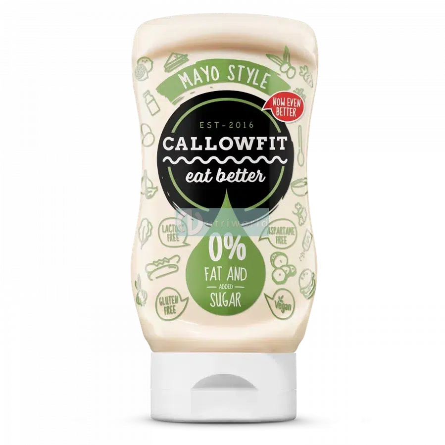 Callowfit Mayo Style 300ml Maionese Zero Condimento Senza Zuccheri e Grassi-NutriWorld.it
