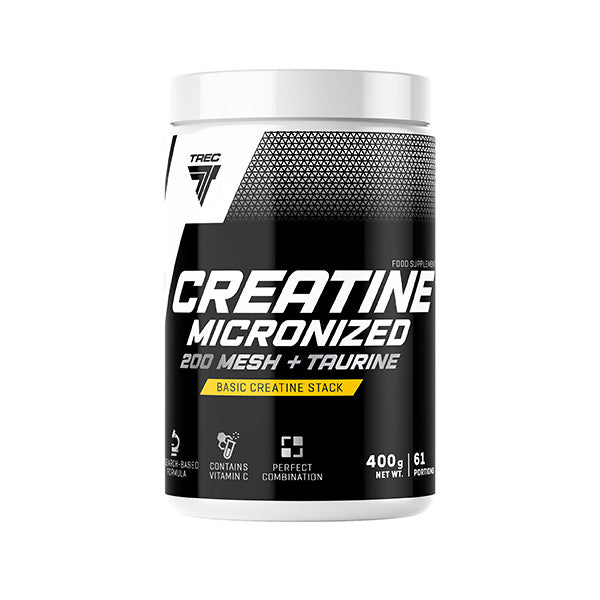 Trec Creatina Monoidrato Micronizzata 200 Mesh 400g in Polvere per Massa e Recupero