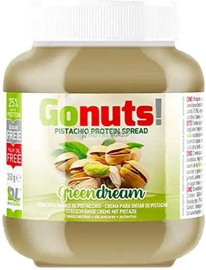 Daily Life Gonuts Protein Spread 350g Pistacchio Crema Spalmabile Zero Proteica per Colazione o Snack