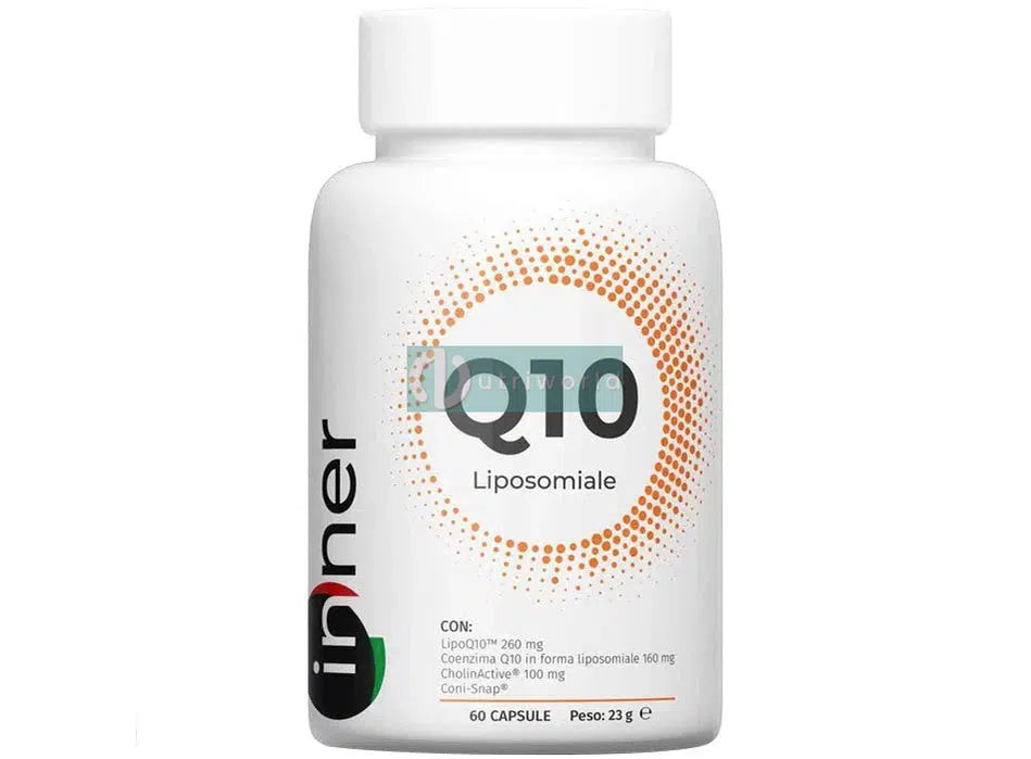 Inner Q10 Liposomiale 60 Capsule per Energia e Recupero-NutriWorld.it