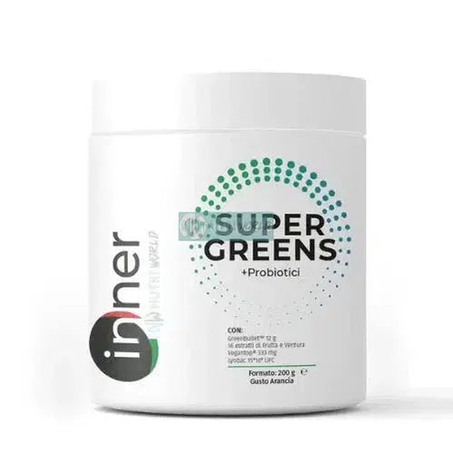 Inner Super Greens Probiotici 200 g-NutriWorld.it