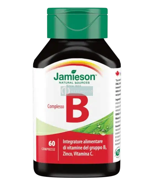 Jamieson Complesso B 60 Compresse per Energia e Forza-NutriWorld.it