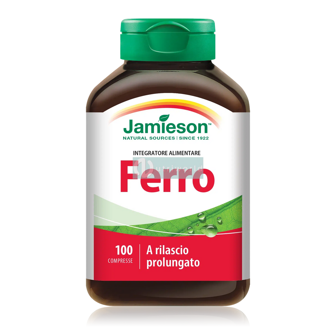 Jamieson Ferro 100 compresse A Rilascio Prolungato ad Alto Assorbimento-NutriWorld.it