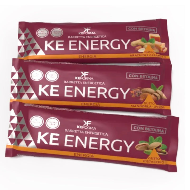 Keforma Ke Energy 40g Arachidi caramello Barretta Energetica a base di frutta secca per Energia