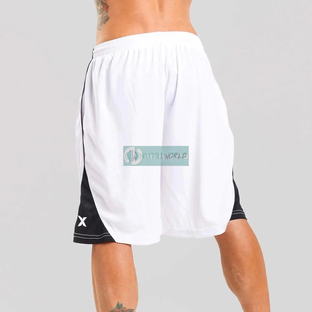 MNX Mesh pantaloncini Basketball Bianco-NutriWorld.it