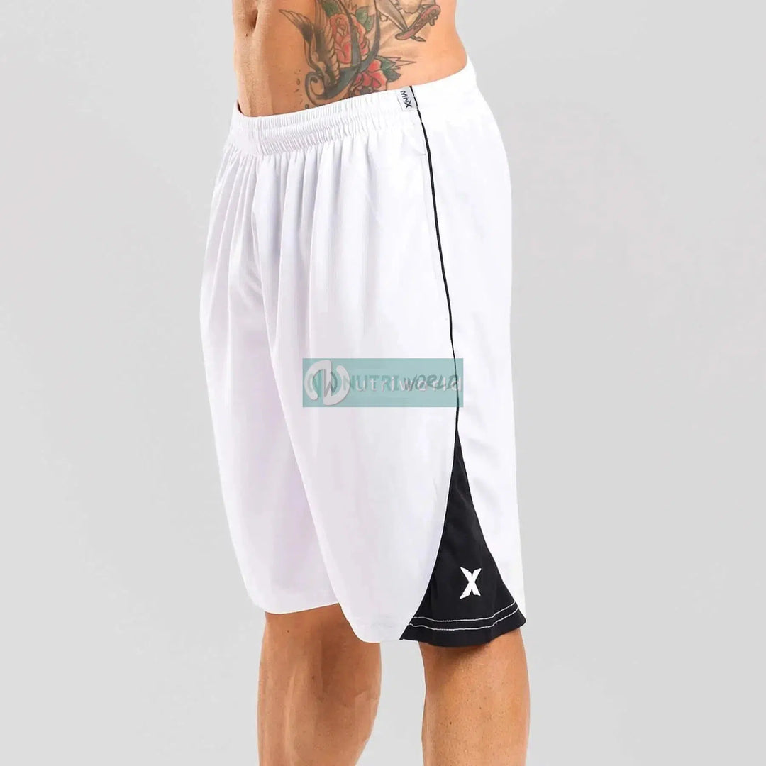 MNX Mesh pantaloncini Basketball Bianco-NutriWorld.it