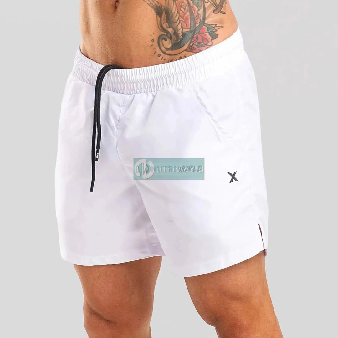 MNX Mesh pantaloncini Miami Bianco-NutriWorld.it